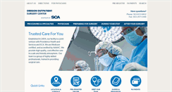 Desktop Screenshot of oregonoutpatientsurgery.com